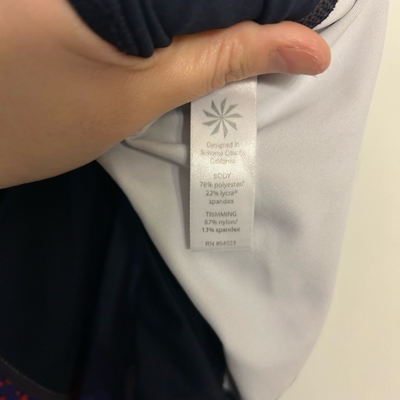 Athleta Electro Cobalt Ankle Tight Mesh Leggings - Picture 12 of 12